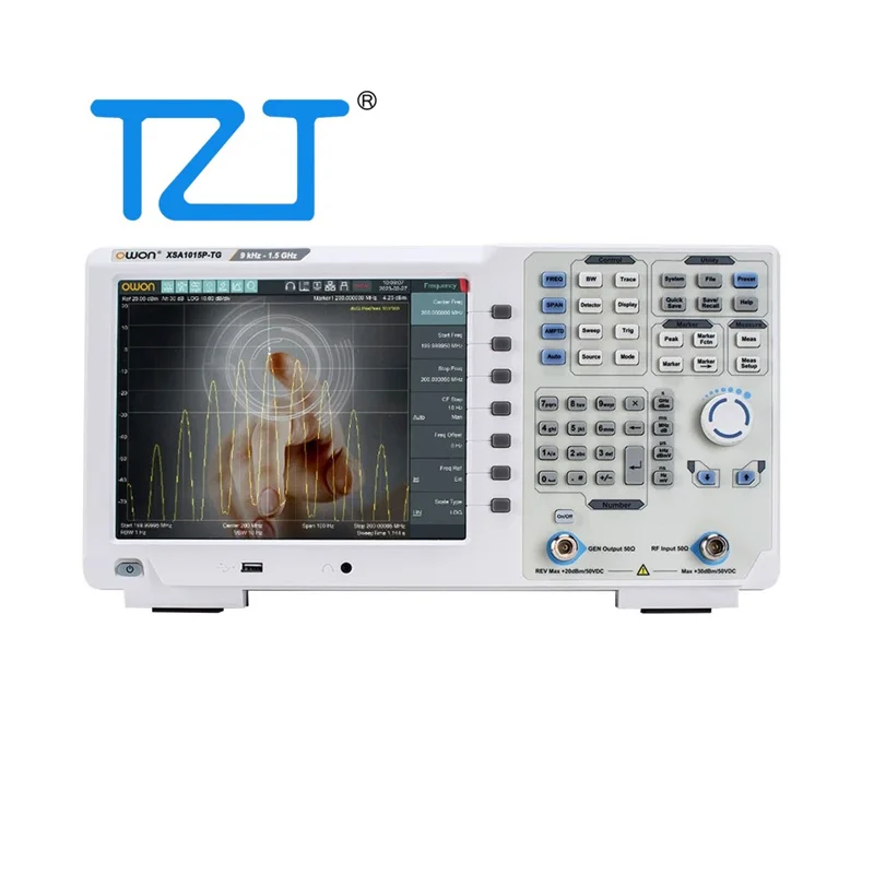 

Устройство для отслеживания спектра TZT OWON XSA1015P-TG 9 кГц-1,5 ГГц/9 кГц-10,4 Гц, генератор отслеживания спектра с 2,4-дюймовым сенсорным ЖК-экраном TFT