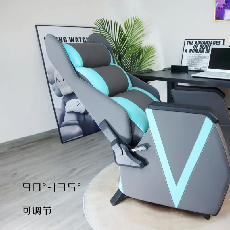 Sofa chair Internet cafe game hall single integrated table and chair can lie lazy back office chair