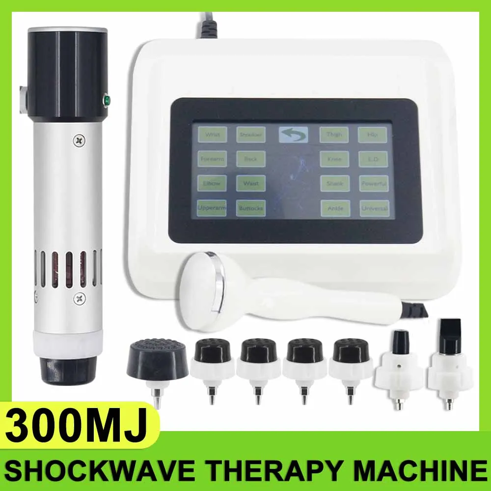 

300MJ Shockwave Therapy Machine For ED Treatment Pain Relief Physiotherapy Ultrasound Muscle Body Massage Shock Wave Machine