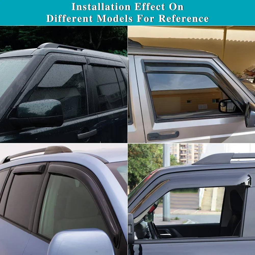 For Chevrolet Lacetti 2003-2008 Sedan Wagon Hatchback Car Side Window Visors Vent Awnings Shelters Rain Guard Door Ventvisor