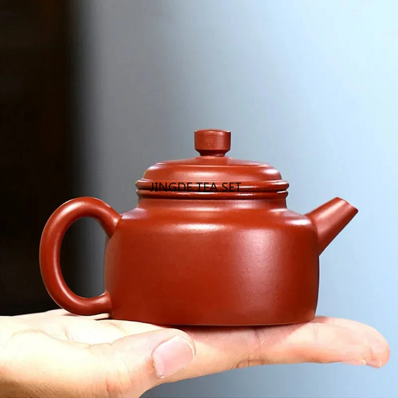 

110ml Yixing Yixing Purple Clay Pot Original Ore Dahongpao Handmade Beauty Tea Health Preservation Kung Fu Tea Set