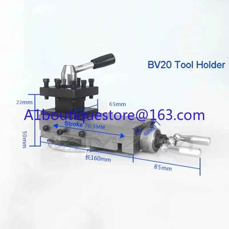 BV20 Tool Micro Lathe Accessories Lathe Metal Tool Assembly Small Transport, Width: 70mm Stroke: 80mm