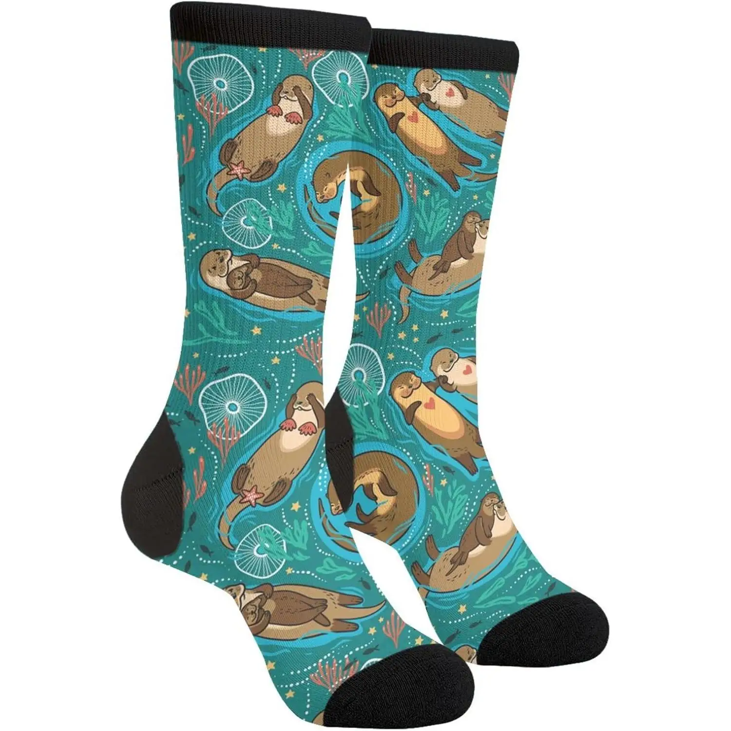 

Funny Novelty Crew Socks Unisex Casual Crazy Dress Socks Harajuku Retro Style Breathable Non-slip Sports Socks