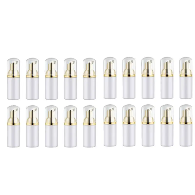 

ABMH-20PCS 30ML Plastic Foaming Bottle Foam Dispenser Bottle Soap Mousses Liquid Dispenser,Froth Shampoo Lotion Bottling Foam Bo