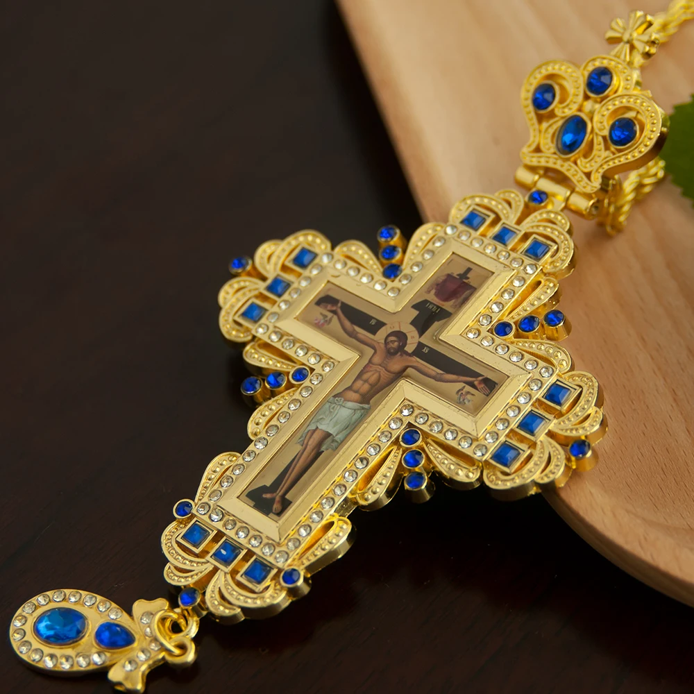 Eastern Orthodox Church Souvenir Pendant Ritual Supplies Jesus Cross Pendant Father Decorative Pendant