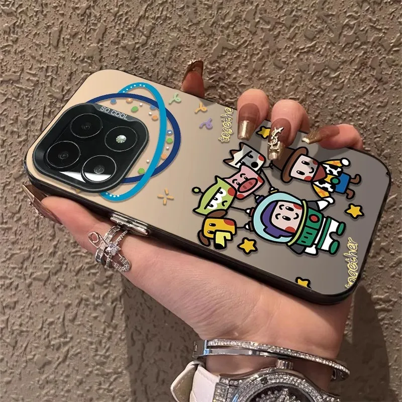 

Cartoon Anime Toy Patterns Phone Case For iPhone 16 15 13 14 12 11 Pro Max For iPhone 16E XS X XR 7 8 Plus 15Pro 13 PC TPU Cover