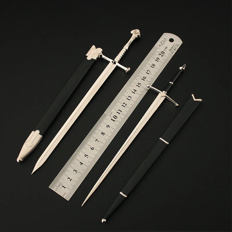 영화 및 텔레비전의 주인 나르틸 검 열쇠고리 키링 22cm 간달프 글램드링 금속 카타나 모델 선물용 장난감