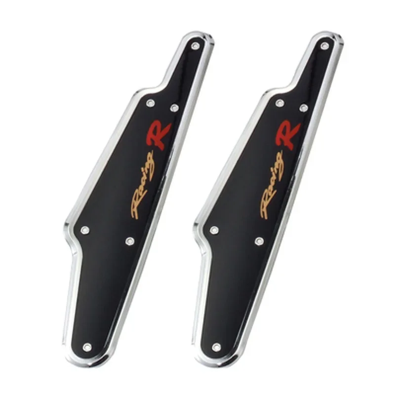1Pair of Car Wiper Boosters ABS Red and Black Color Scheme Wiper Pressure Regulator Wiper Components Decorative Wing Universal