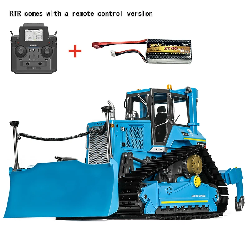 1/14 LESU BA-B0004 Crawler hydraulic bulldozer full metal loader engineering vehicle model