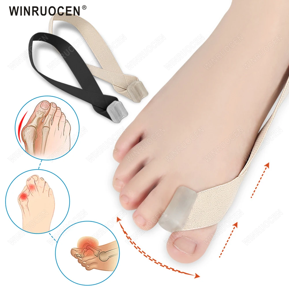 

Toe tension Elastic band Thumb Valgus Bunion Corrector Foot Pain Relief Thumb Cover Wear Resistant Orthopedic Tools Foot Care