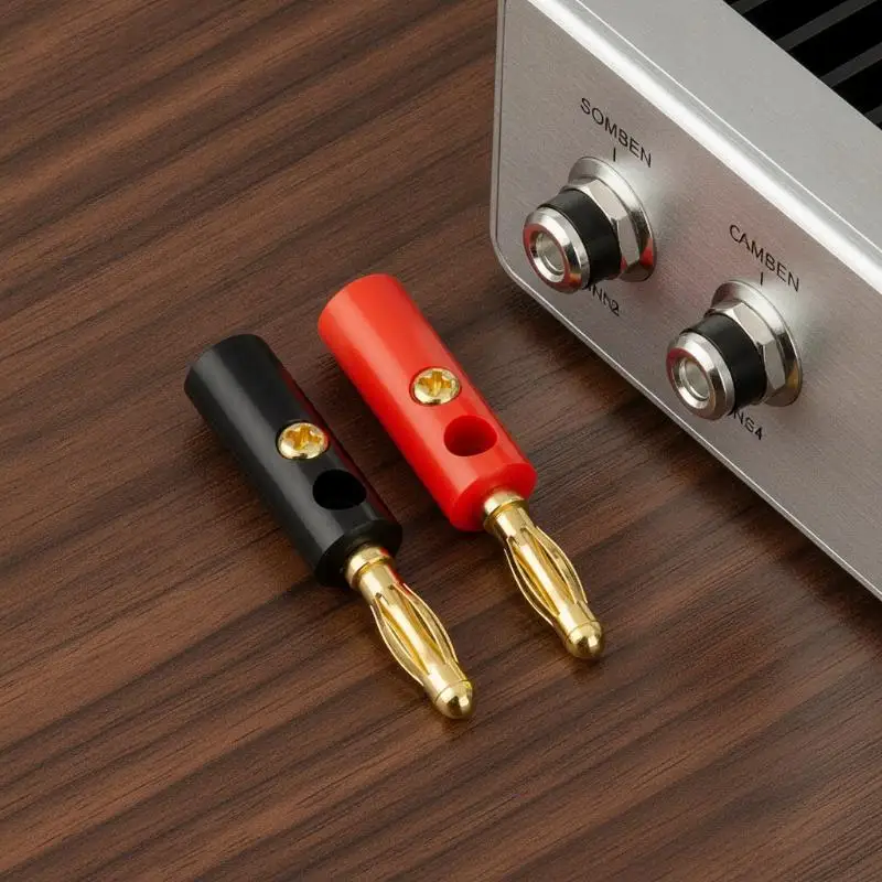 4MM Banana Plug Socket Terminal Set 10Pcs Secure Fit Connectors for Multimeter Test Lead Extension Wire Connection