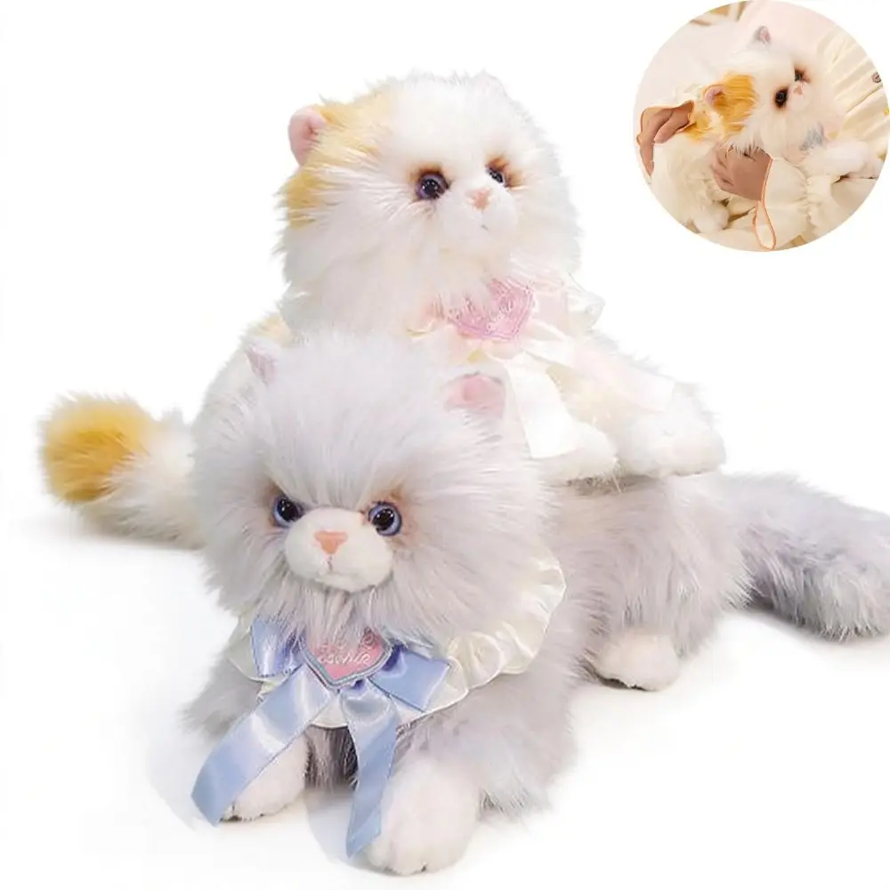 

New Realistic Cat Simulated Puppet Cat Backpack Soft Fluffy Cute Cartoon Doll Backpack Cat Backpack Gifts
