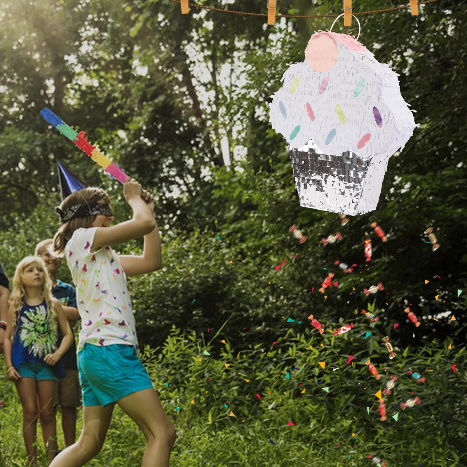 Cône de Crème Glacée en Forme de Bâton pour Enfant, Décorations sur le Thème de Bonbons d'Été, Fournitures de ixPréChristophe, de Plage, de Mariage, pour Fille