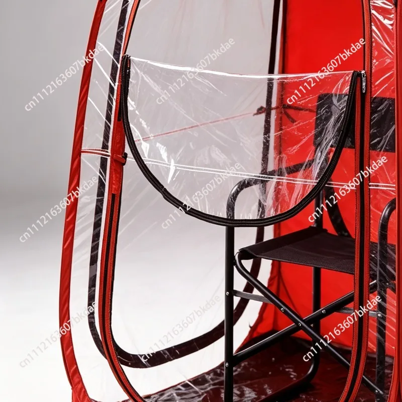 Waterproof Outdoor Fishing Chair Room Pop Up Rain Shelter Winter Cold Weather Emergency See Through Pvc Camping Tent