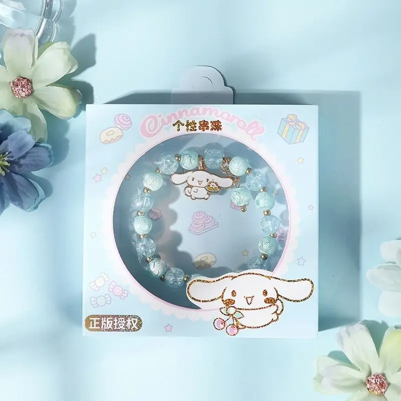1 Stück Cinnamoroll Melody Kuromi Kawaii Süße Cartoon Anime Damen Trendige Perlenkette Accessoires Party Deko – Detail 23