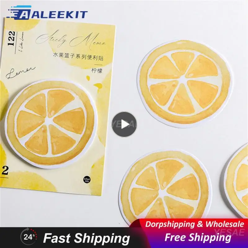 Fruit Basket Notes Easy To Use Digital Printing 30 Sheets 13085mm Office Supplies Notepad Fruit Pattern Various Styles