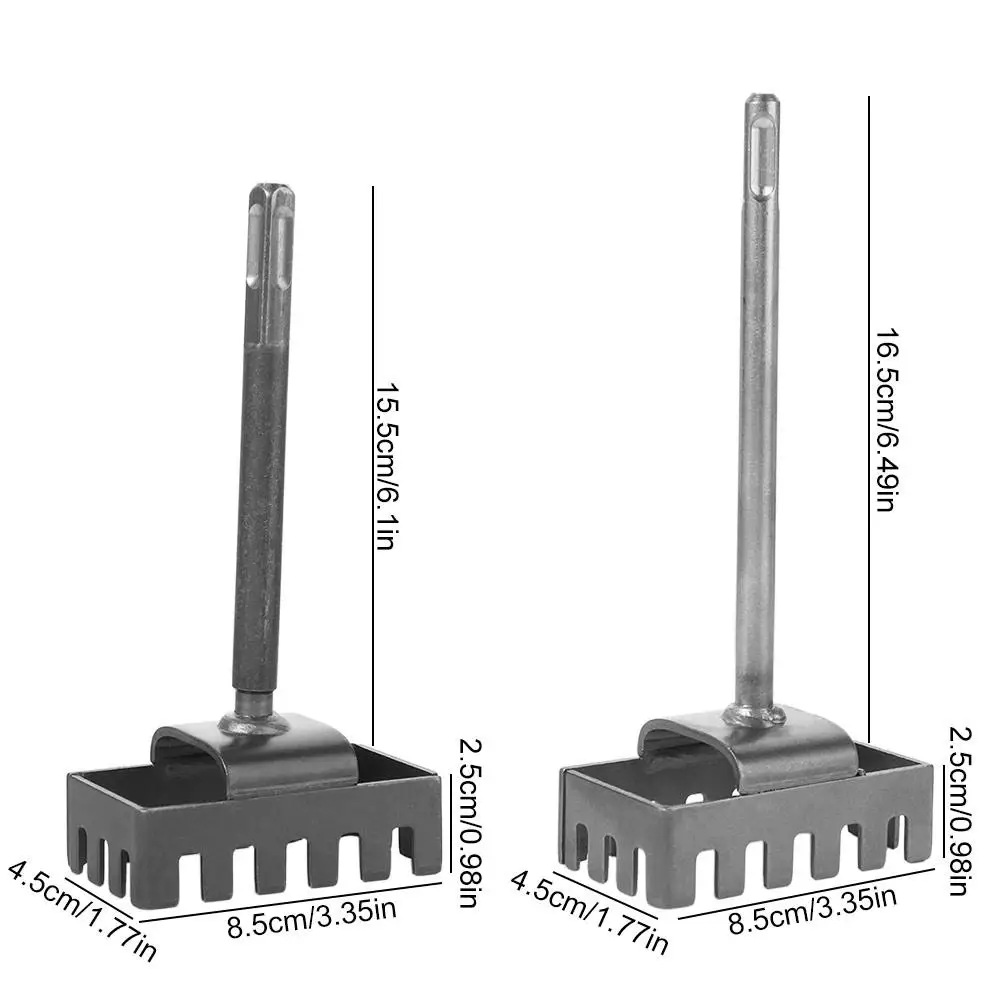 Quick Cutting Square Hole Cutter Slotting Punch Square Socket Puncher Round-handle 2 Pits and 2 Grooves Square-handled 4 Pits