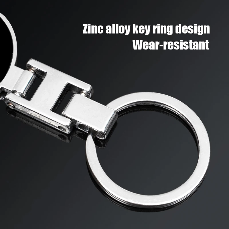Car Keychain Zinc Alloy Keyring For Alfa Romeo 156 159 147 4C 8C 166 Giulia Giulietta Mito Stelvio Spider Tonale Disco Volante