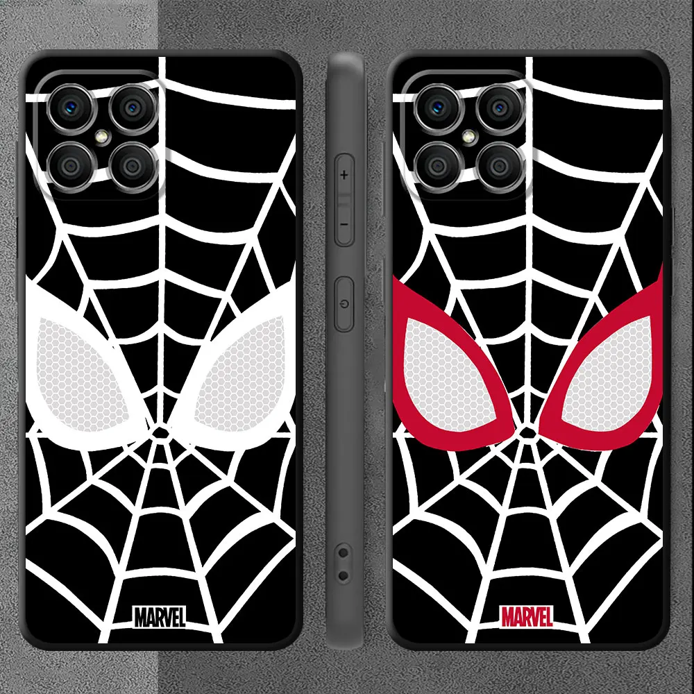 Marvel Sipider Man Logo Phone Case for Honor X9a 5G 90 X8 4G X8a X7b X9b 5G X8b 70 90 8X X6 X7 X6a Magic5 Lite Silicone Cover