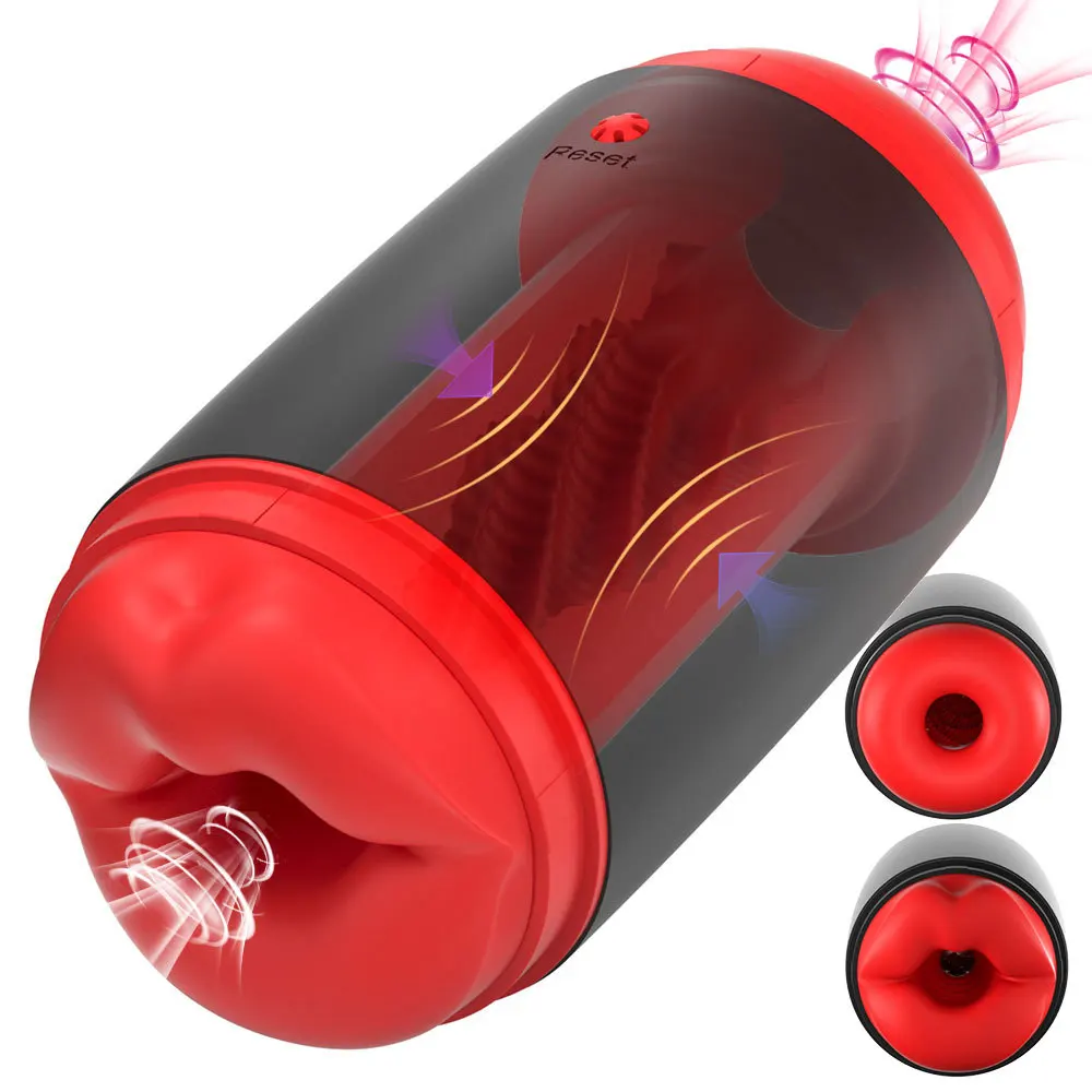 2026 New Upgrade Male Masturbator Realistic Vagina Pussy Anus Anal Oral Masurbation Machine Aircraft Cup Sex Toys For Men 18 Adu