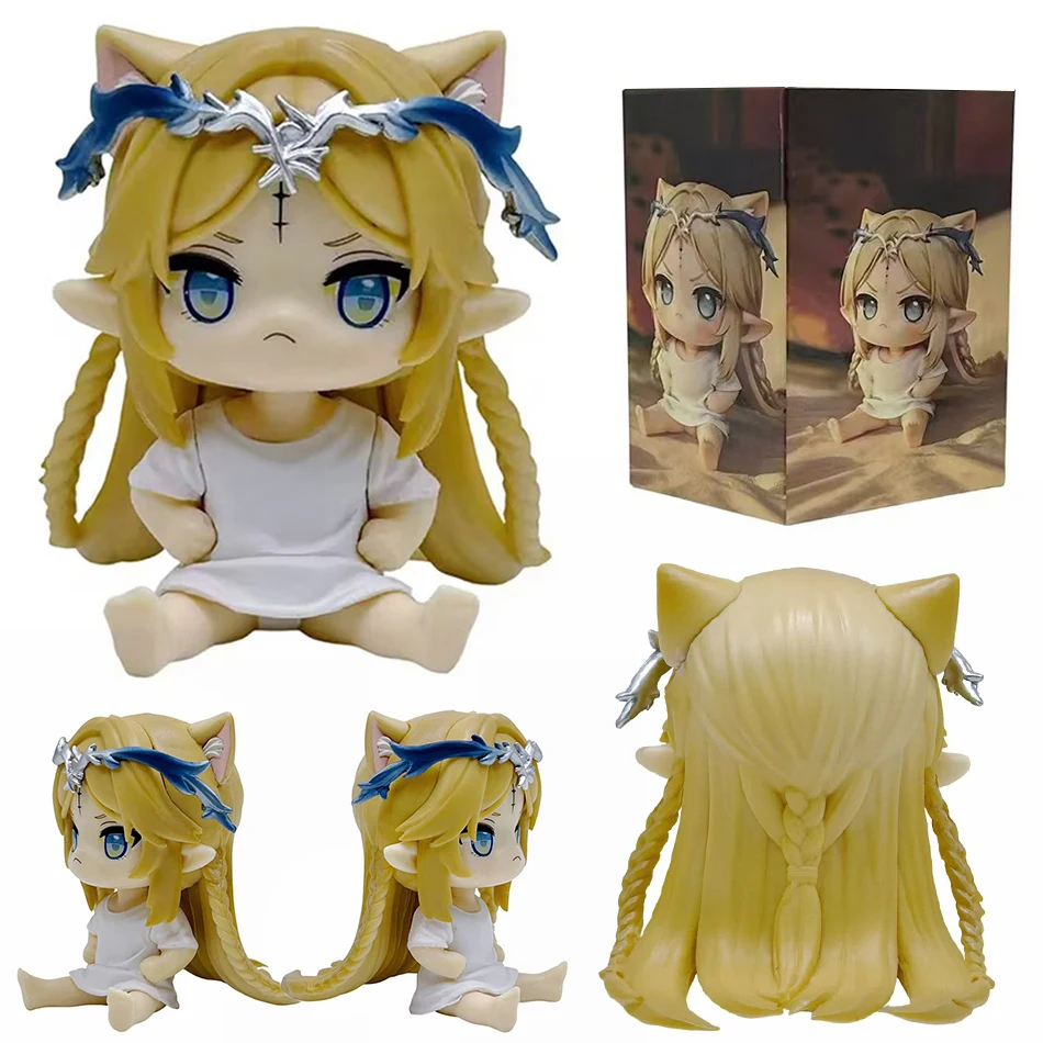 Figura de Anime Wuthering Waves de 8 cm, Cartethyia, Juguetes Lindos, Figuras Q, Figura de Acción, Modelo, Accesorios, Decoración del Hogar, Accesorios de Escritorio