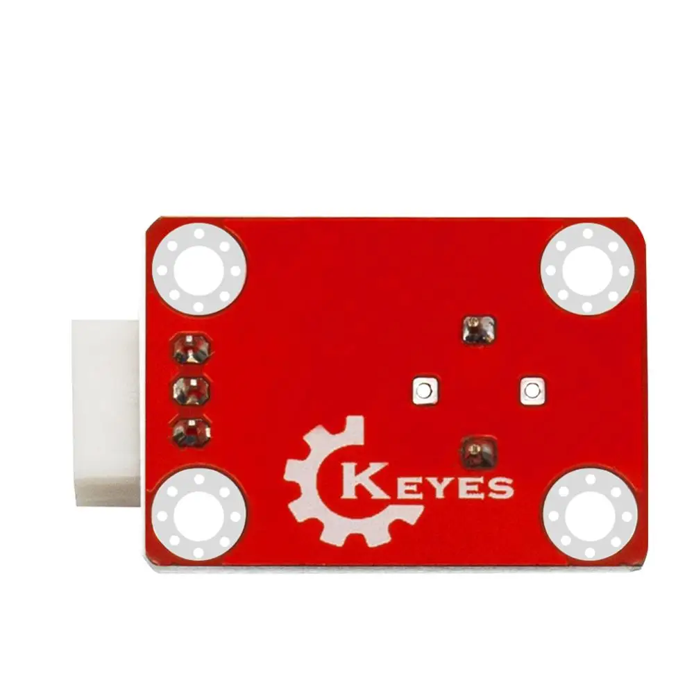 10 stuks toetsen baksteen actieve zoemermodule (padgat) anti-reverse plug witte terminal voor Arduino