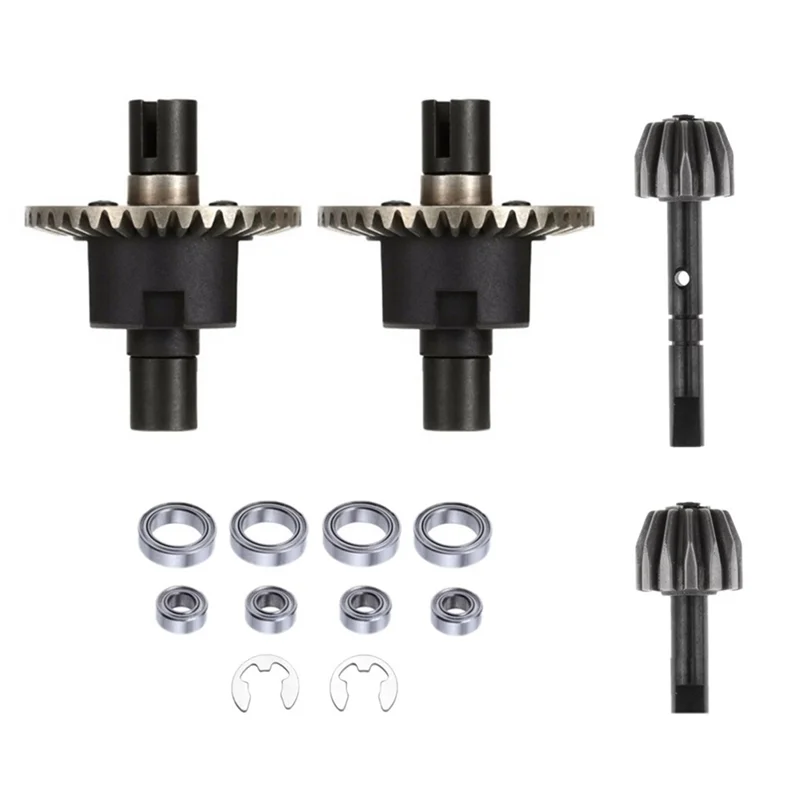 Front and Rear Differential and Gear Kit for HSP Redcat Volcano 94123 94107 94111 94118 94166 1/10 RC Car Upgrade