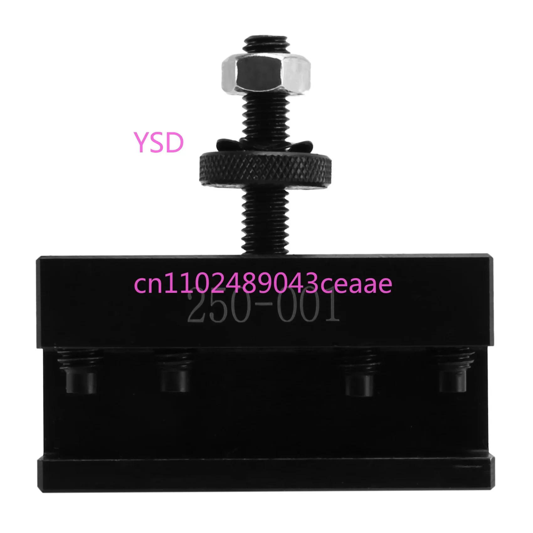 4pcs Lathe Facing Holder for 0XA Quick Change Tool Turning Tool Holder Steel Material Holder 250-001