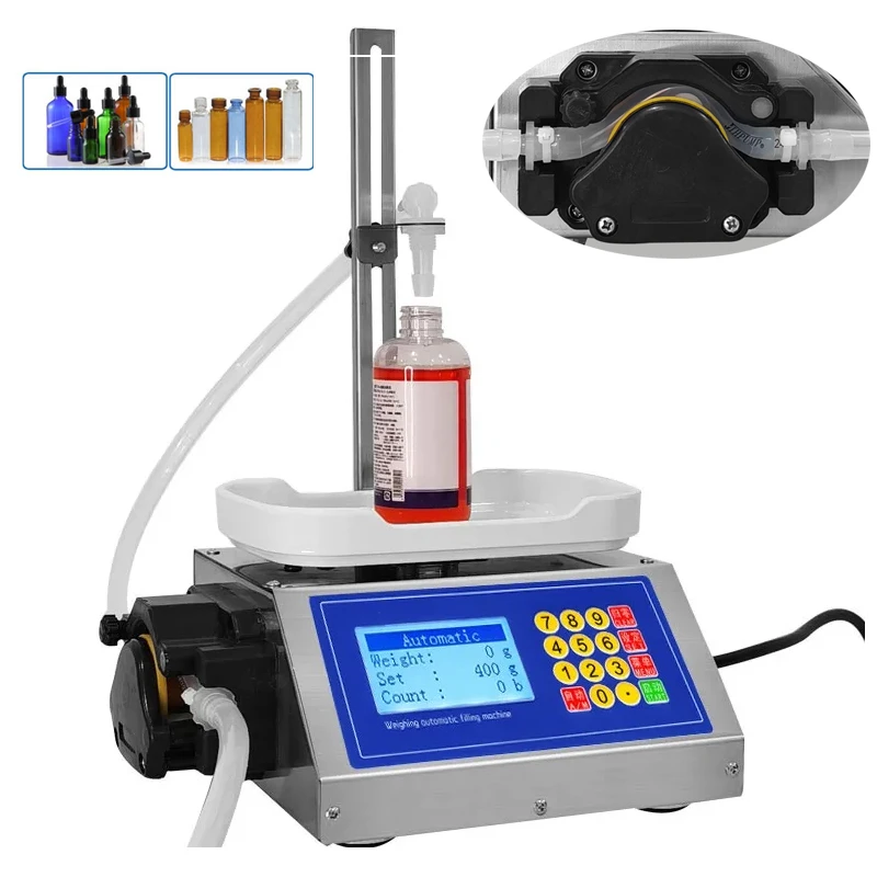 CSY3500 연동 펌프 충전 기계, 향수 필러, 자동 3500 ml/m, 액체 페이스트, 에센셜 오일, 네일 광택제, 올리브 화학