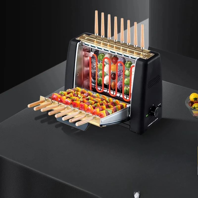 Household Automatic Rotating Barbecue Machine Mutton Skewers Barbecue Machine