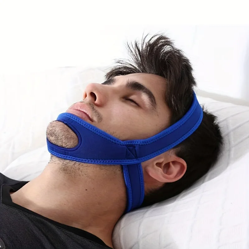 New Neoprene Anti Snore Stop Snoring Chin Strap Belt Anti Apnea Jaw Solution Sleep Support Apnea Belt Adjustable Sleep Care Tool