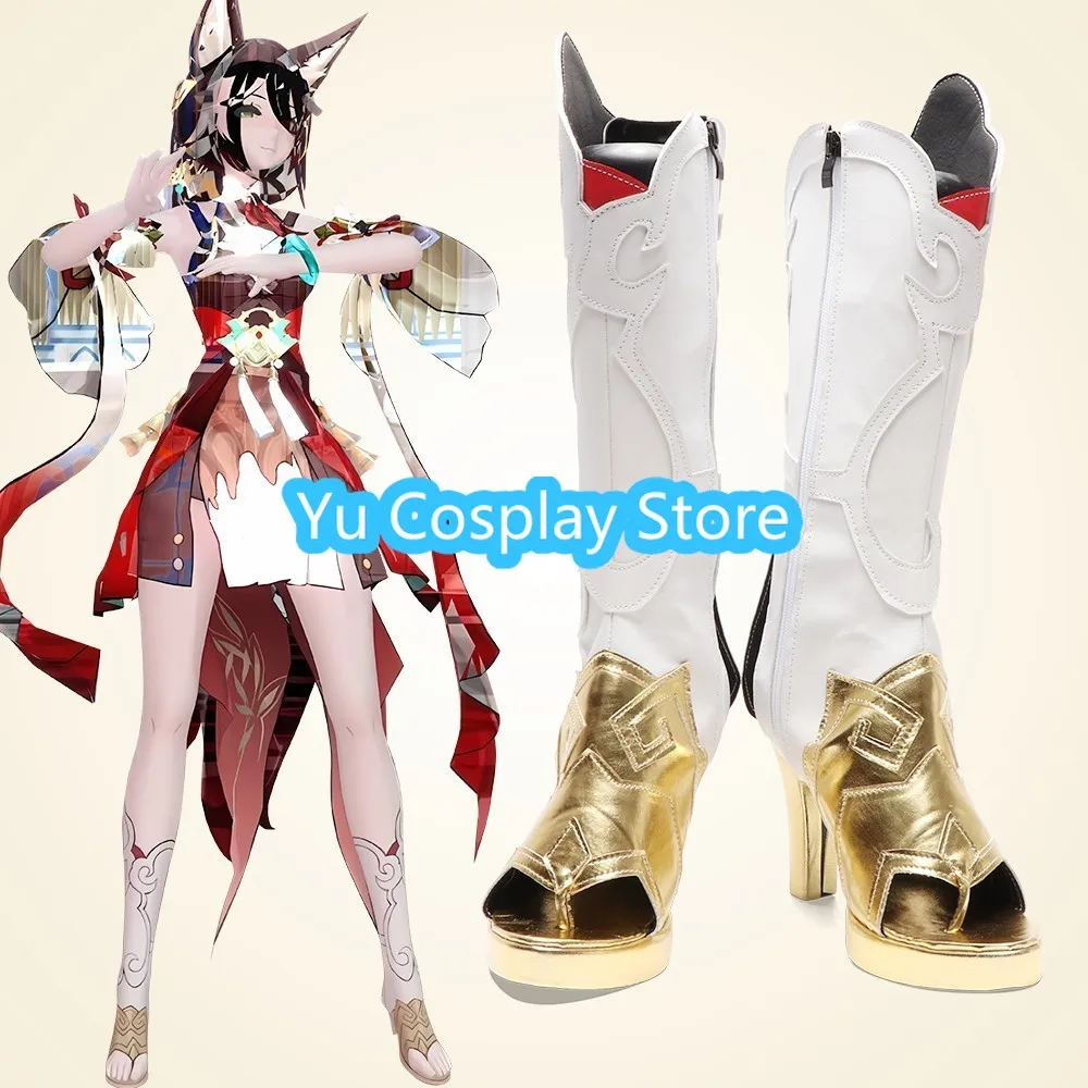 

Yu Косплей Магазин Honkai: Star Rail Tingyun Обувь для косплея Аниме Обувь для косплея Сапоги Костюмы на Хэллоуин Реквизит