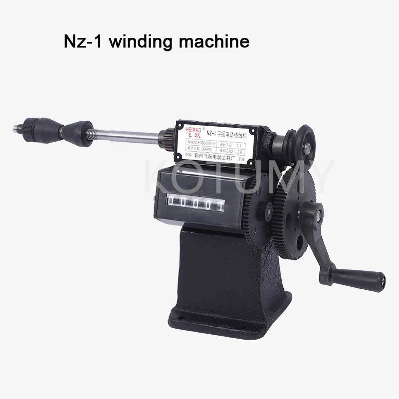 Hand Coil Counting Winding Machine Manual Winding Machine Dual-purpose  Winder 0-9999 Count Range Winding Various Small Coils
