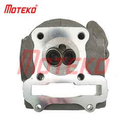 BX16030018 GY6 80CC 47MM BORE CYLINDER HEAD COMP. WITH 16*18.5*64MM VALVE FOR 139QMA 139QMB ENGINE 4T CHINESE SCOOTERS ATV QUAD