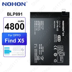 NOHON Phone Battery for OPPO Find X5 X3 Pro X2 X 128G 256G BLP891 BLP889 BLP831 BLP769 BLP767 BLP675 Replacement Batteries