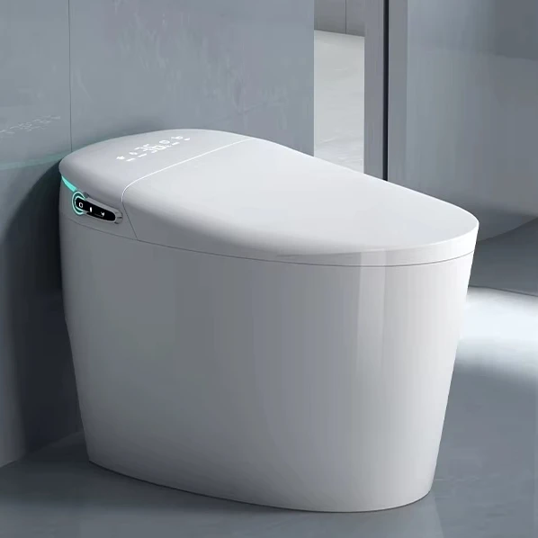

110v/220v Automatic European Bathroom Sensor Auto Flush Bidet Wc Intelligent Japanese Toilet with Remote Control Included