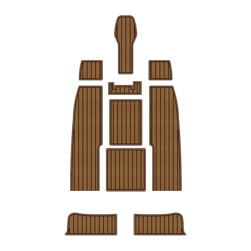 For 2005 Sea Ray 185 Sport Swim Platform Cockpit Pad Boat EVA Foam Teak Flooring Mat