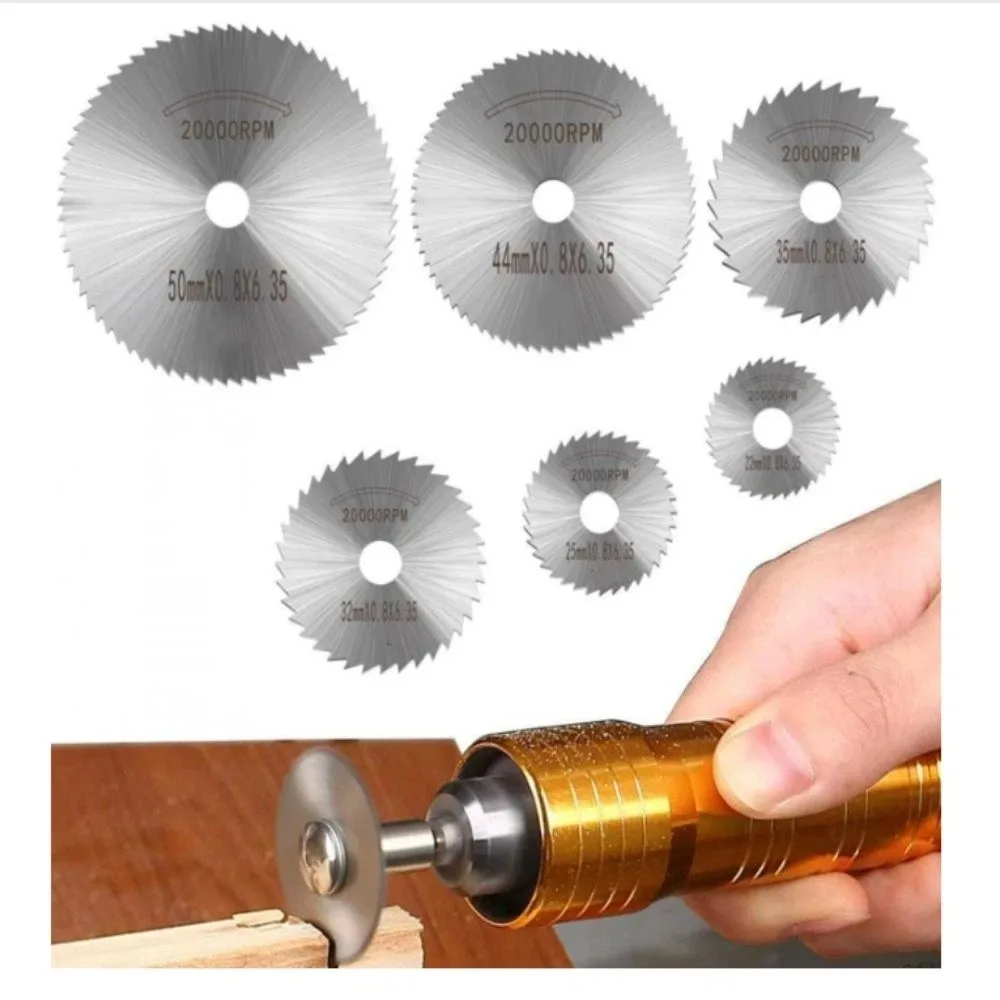 

1/4 Inch Hex Rotary Tool Cutting Discs Long Shank Arbor Adaptor Steel Saw Blades Multi-Purpose Cutting Steel Material