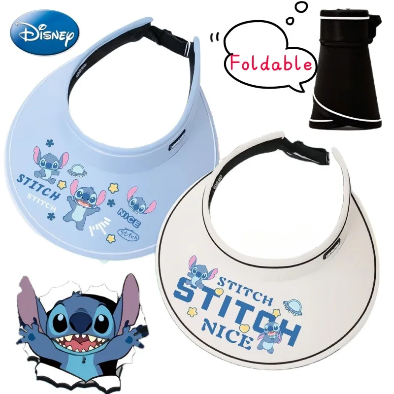 

Disney Stitch Animation Peripherals, Cartoons, Cute Parent-Child Breathable Sunscreen Sun Hats, Creative Kawaii Ultraviolet Caps