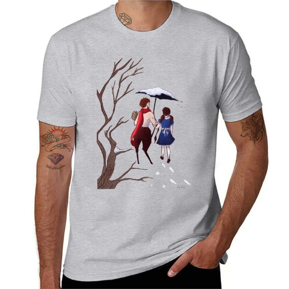 Copy of Mr Tumnus , narnia,chronicles of narnia,the lion the witch and the wardrobe,lucy,pevensie - kimrostudioo , T-shirt