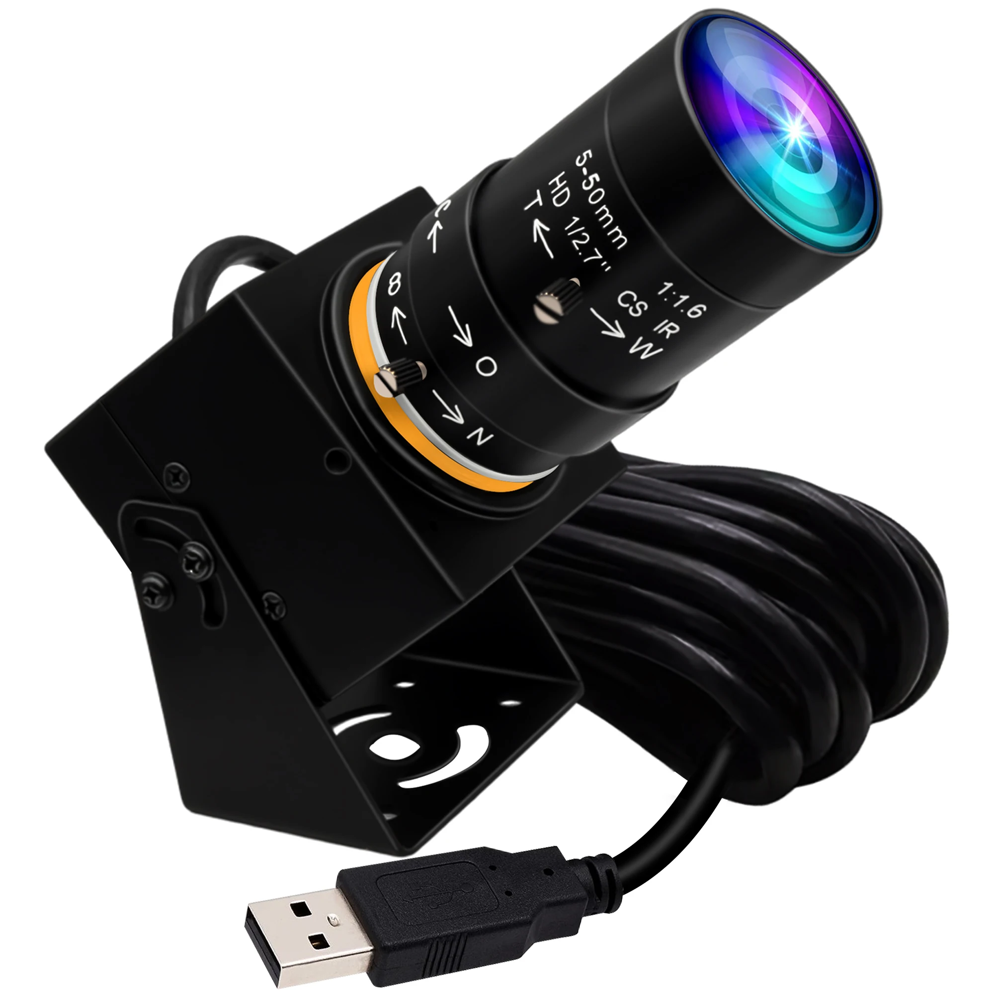 SVPRO 5MP Global Shutter USB Camera High Speed 60fps 1080P PC Webcam Manual Zoom Web Camera