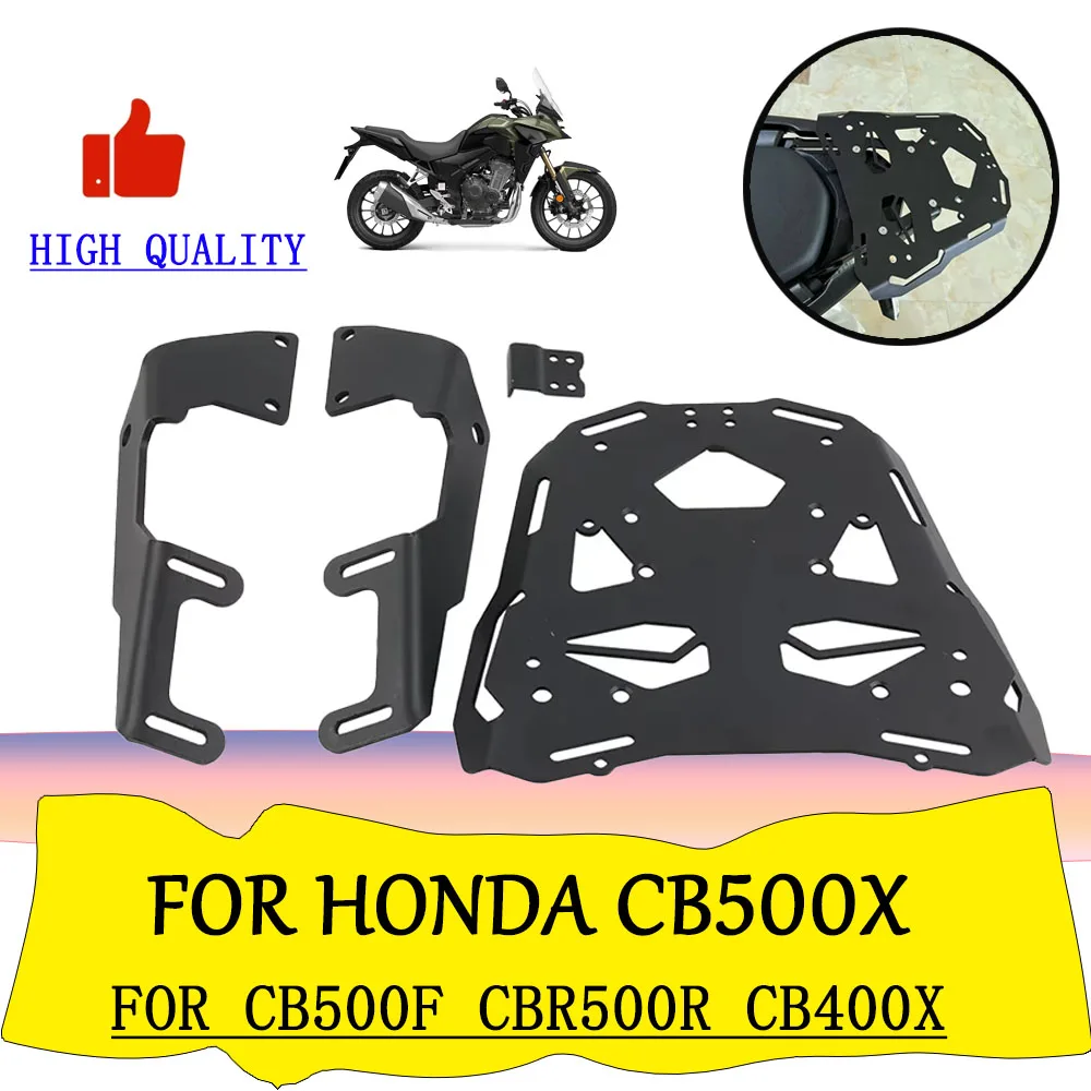 For HONDA CB500X CB500F CBR500R CB400X Motorcycle Accessories Rear Luggage Rack Cargo Shelf Support Holder Top Box Case Bracket