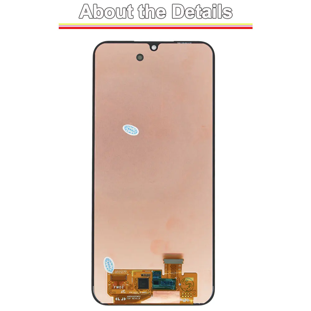 Wyświetlacz AMOLED LCD do Samsung Galaxy A15 4G, ekran dotykowy z digitizerem, kompletny moduł z ramką do Samsung A15 A155 A155F — zdjęcie produktu 4