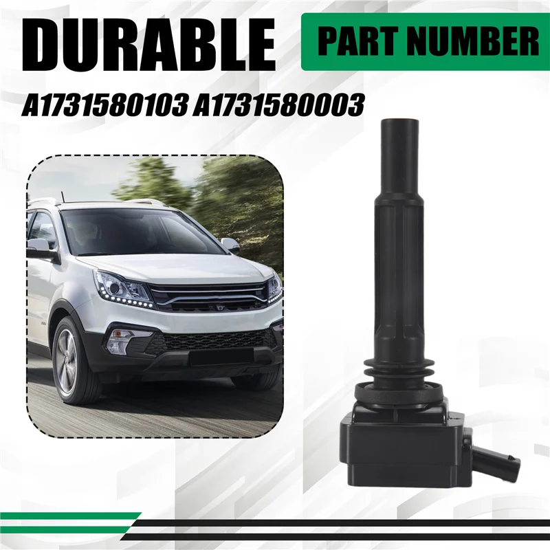 

AS57-A1731580103 Автомобильная катушка зажигания для Ssangyong Tivoli Korando 1.6L 2.0L G16DF G20 (2012-)