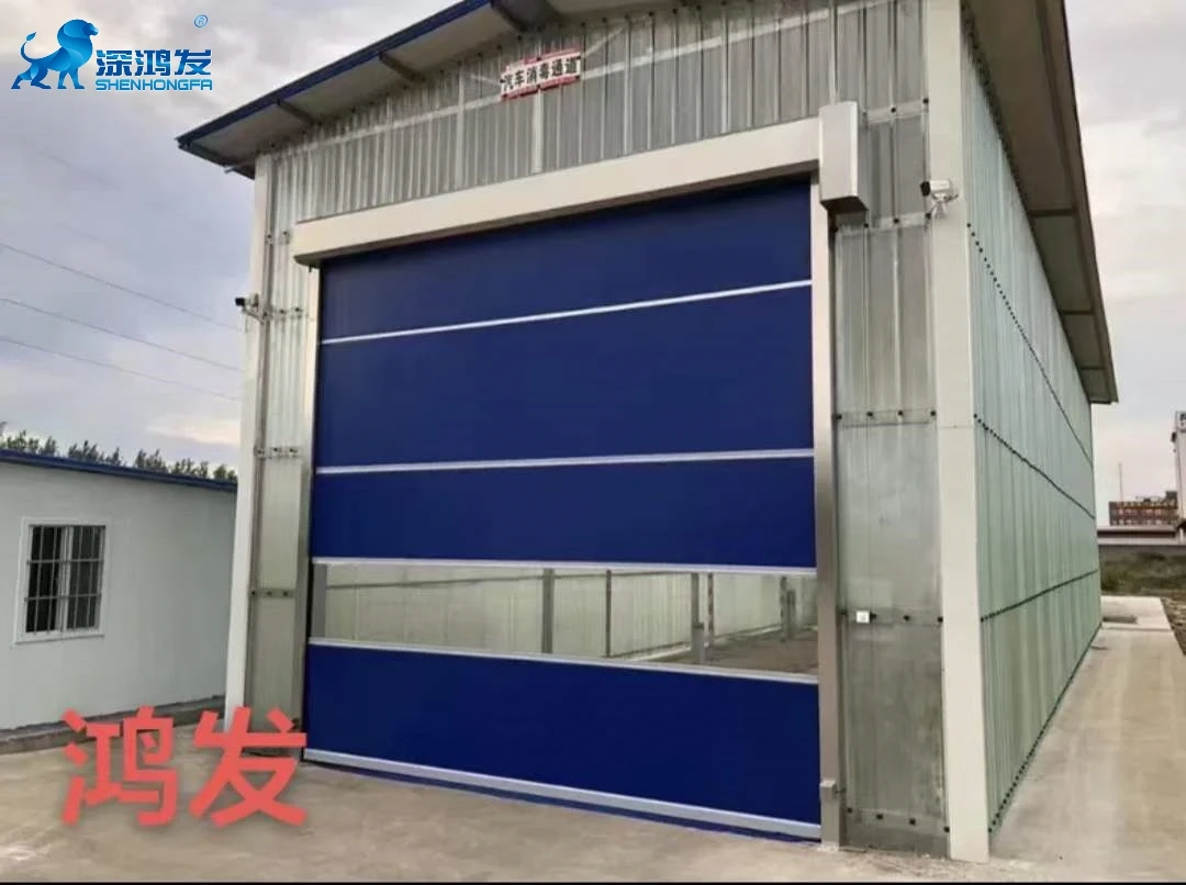 Entrance Rolling Shutter Door Industrial Roller Gates Rapid Auto Roll and High Speed Doors