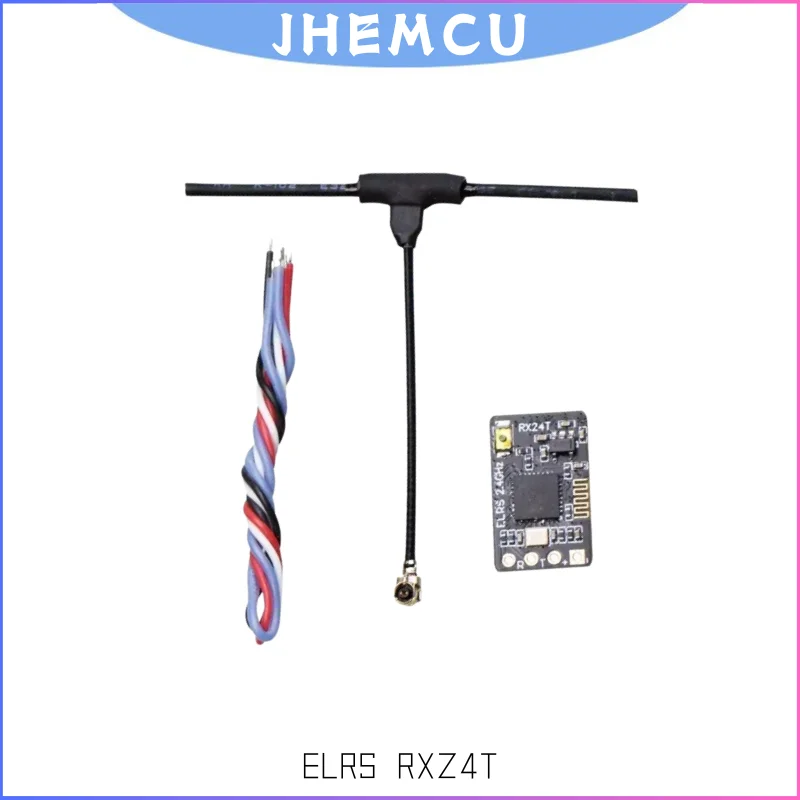 

JHEMCU ExpressLRS RX24T 2.4G ELRS Радио Nano Приемник дальнего действия для FPV Racing Фристайл Дрон дальнего действия DIY Запчасти LR4 LR5