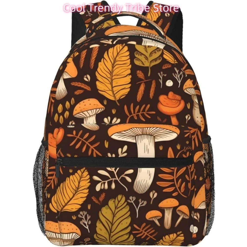 laptoptas terug naar school Zomer Paddestoelen Lichtgewicht laptoprugzak Lichtgewicht Multifunctioneel Reizen Casual Dagrugzak Unisex Col