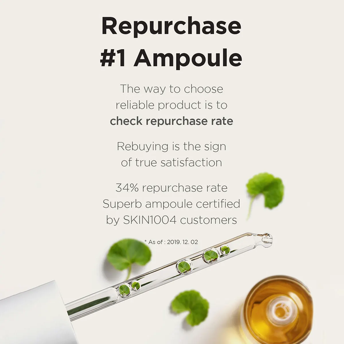 SKIN1004 Madagascar Centella Ampoule,Fast-Absorbing&Non-Sticky,Visibly Calms,Supports Skin’s Feel,Korean Skincare,Korean Makeup