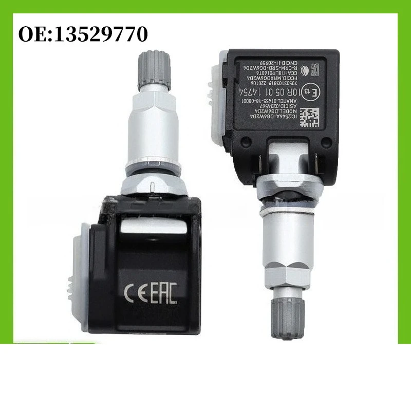 13529770 1/4pcs Sensor Tekanan Ban tpms untuk Cadillac Corvette C8 untuk Chevrolet CT4-V CT5-V