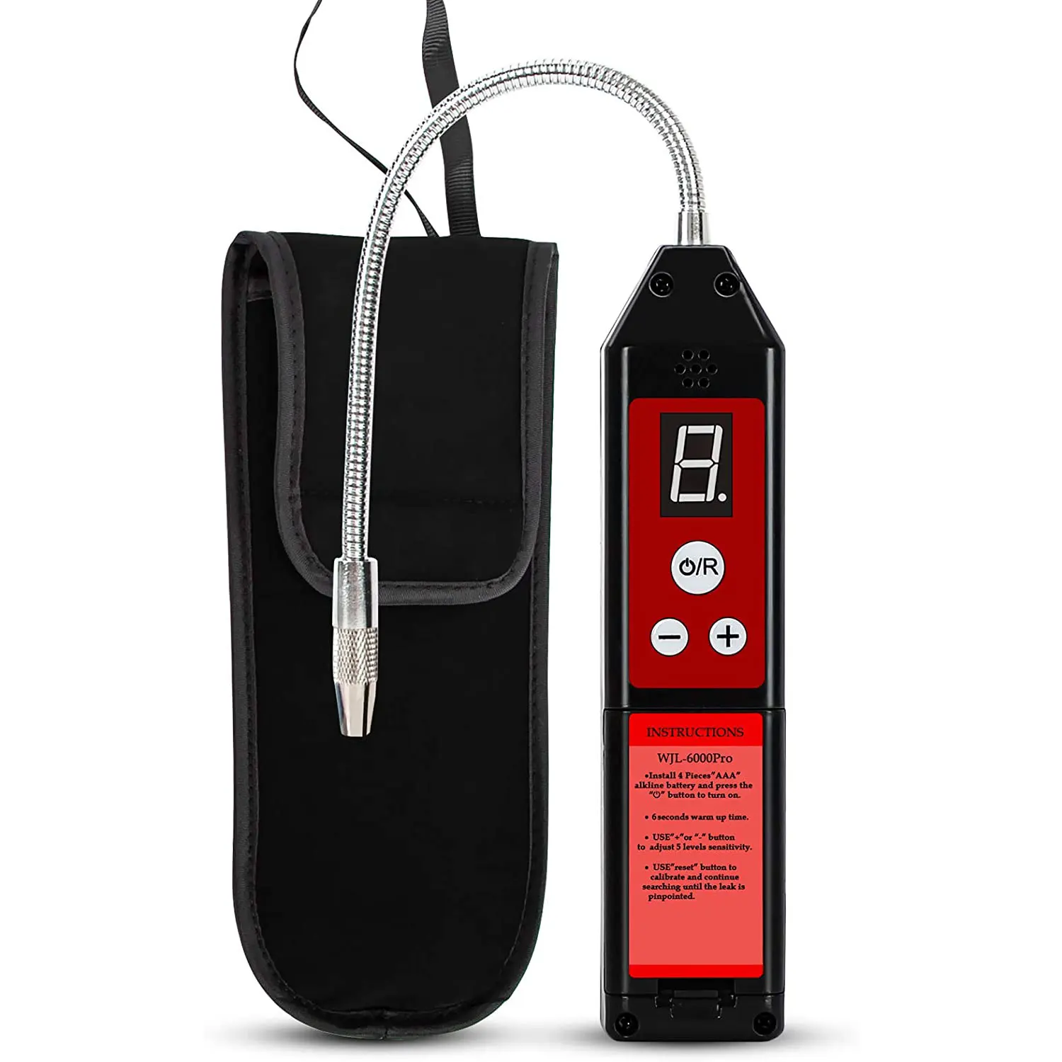 Detektor Kebocoran Halogen Cerdas Freon CFC HFC Penguji Kebocoran Gas Monitor Udara Pendingin R22a R134a Meter Gas Dengan Lampu LED